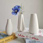 White Ceramic Bud Vase Decorative Nordic Home Decor