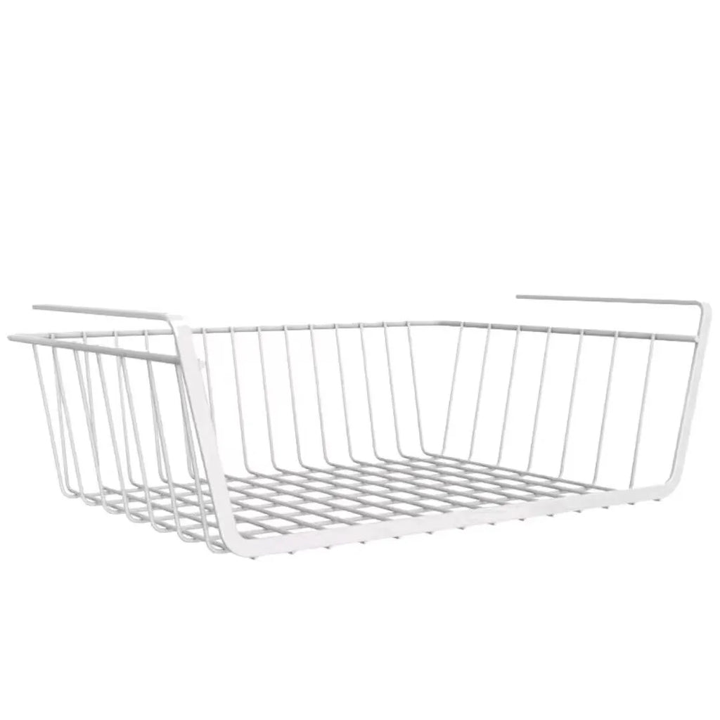 Iron Hanging Basket for Wardrobe and Kitchen Storage
