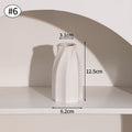 White Ceramic Bud Vase Decorative Nordic Home Decor