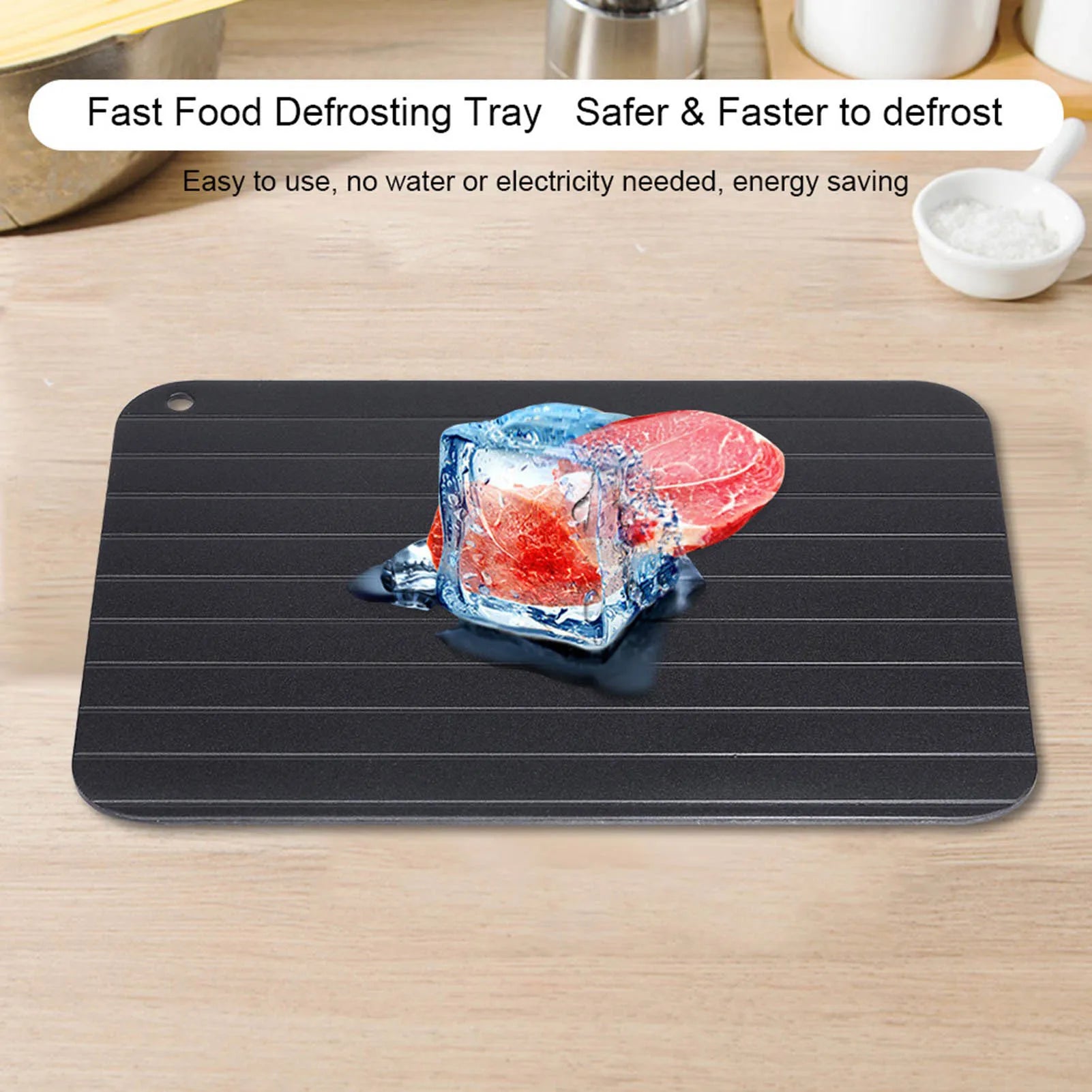 Fast Defrosting Tray Aluminum Meat Thawing Plate